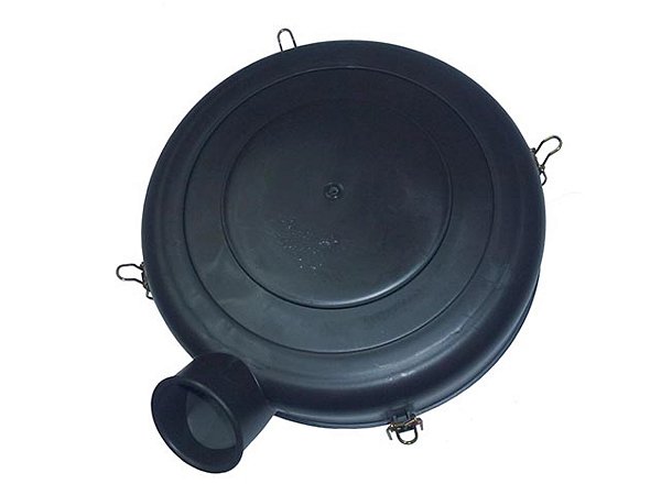 Tampa Plástica do Filtro de Ar com Travas para Mercedes 1620 ELETR, AXOR 2831/3131, Agrale e OF1721 - 0000901012