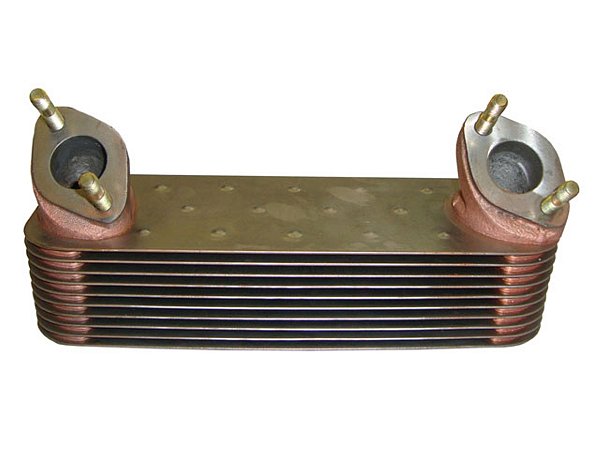 Radiador de Óleo 10 Placas Inox para Mercedes OM-447/OM449/O-400/L-1932 - 0011883101
