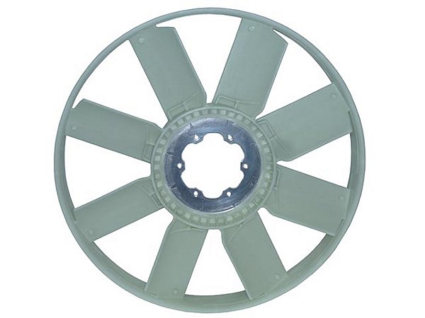 Hélice de Plástico 8 Pás sem ViscoluK com Anel para Mercedes L1622EL/2423/2428/OM906A/1632/2625/2825K - 9062050406