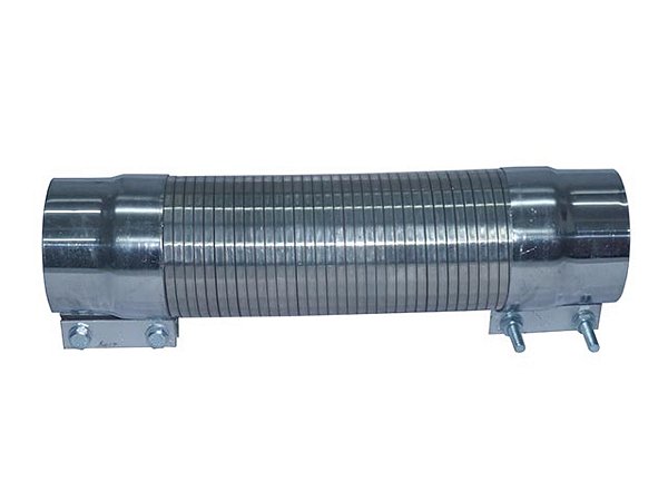 Tubo Flexível de Escape Inox 90x270mm com Abraçadeira para Mercedes Atego 1725/1620 Eletrônico - 3824900065