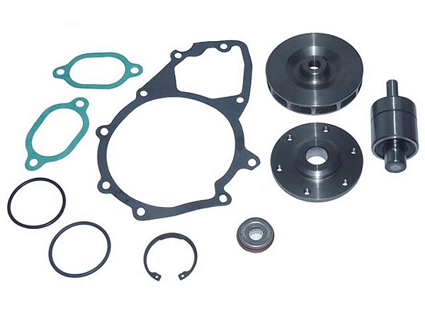 Kit Reparo Bomba d'Água com Rolamento e Rotor 125M para Mercedes OM447/1935/1941/AXOR OM457 6 Cilindros - 4222000204