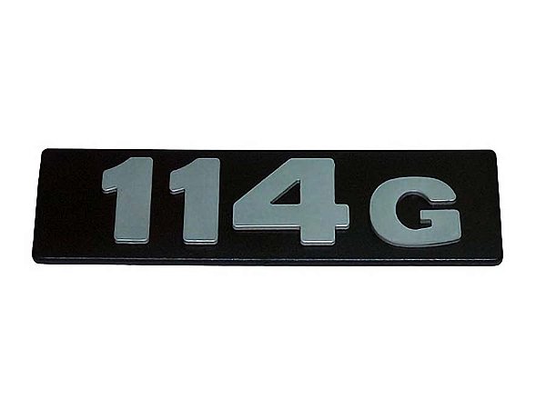 Emblema Frontal 114 com Letra G para Sca Série 4 até 2003 - 1390309