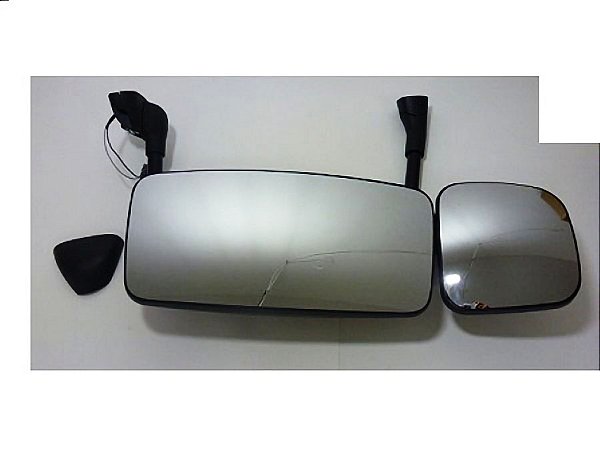 Kit Espelho Retrovisor com Desembacador Lado Esquerdo para Scania SC P250/P270/P310/P340/P360 - 1484042