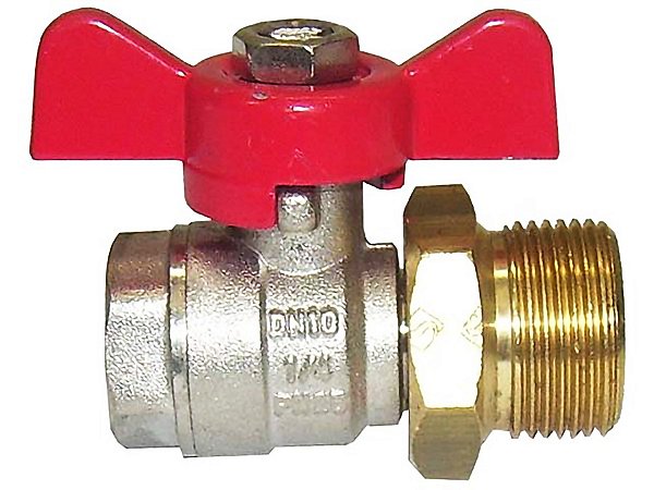 Torneira com Redução Macho/Fêmea para Adaptação de Bujao de Ar Scania 112/113 - 318360