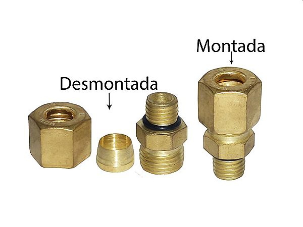 Kit Conector Macho com O-ring para Tubo 8 M14X1,50 Sca 112/113 Todos - 812865