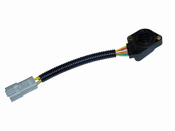 Sensor do Pedal do Acelerador com Plug Cinza Quadrado 5 - Volvo FH12 - 21116880
