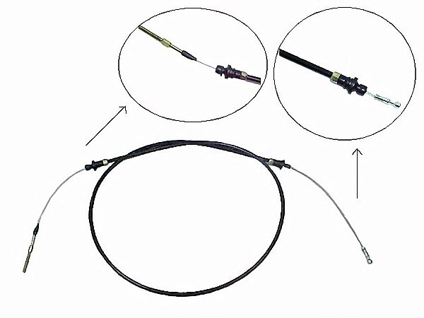 Cabo de Acelerador 1518MM para Volks 790S/7110S até 1994 - T00721555N