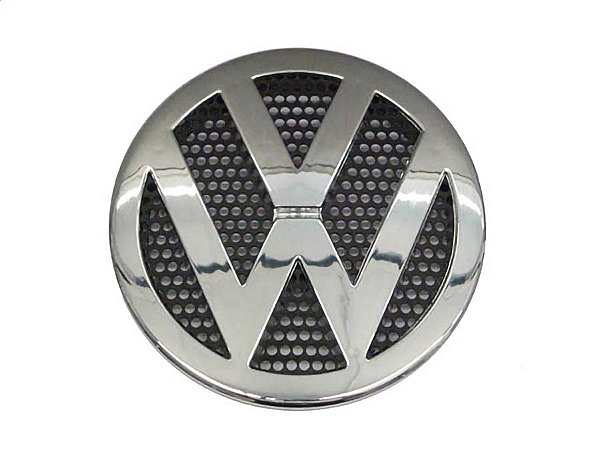 Emblema Frontal VW com Tela Preta 230MM para Veículos Volks Todos - 2RD853601A
