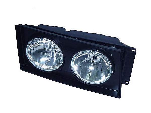 Farol Duplo H1 Lado Direito com Moldura Preta para Volks VW Pesados 2003 - 2S0941008