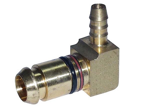 Conexão de Engate Rápido 90º NG12 para Tubo 8X1 Volks VW Moderno Todos a Ar - 2VC608719B