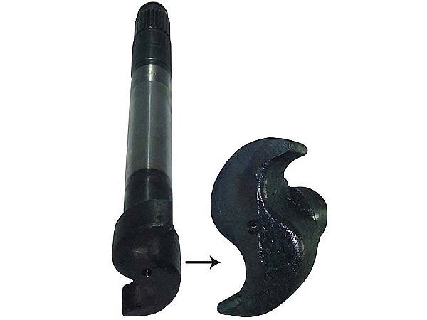 Eixo Traseiro S 28 com 28 Estrias e 395MM para Volks Acima de 12 Toneladas Exceto 18310 Suspensão - T12607075