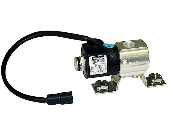 Válvula Solenoide 24V Rosca 1/4NPT 3/2 Vias para Volks Modelos 17/23/24250E/13/15170E/19370/26260/31260 - 2T0907631