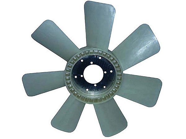 Hélice de Motor Plástico 7 Pás MWM X-10 para Volks 8120/OD 8150/OD 9150/OD 12140H/T 14150-1 - 2RK121303