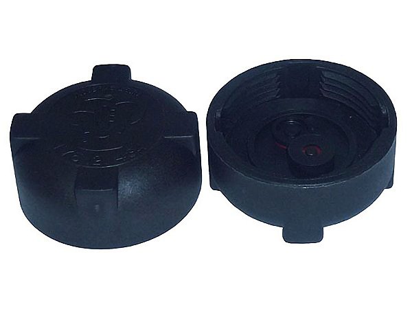 Kit Tampa do Reservatório de Água Plástico com Válvula Preta para Volks Caminhões e Ônibus BR 1912 com Reservatório - T75121484