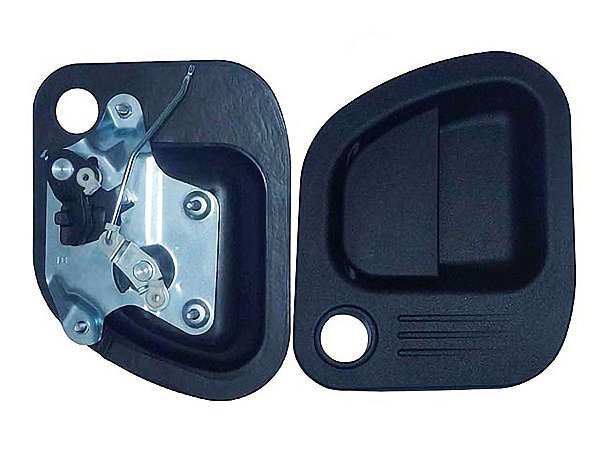 Macaneta Externa da Porta Dianteira Lado Esquerdo sem Chave com Comando Ford Cargo - 3C46E22401AF