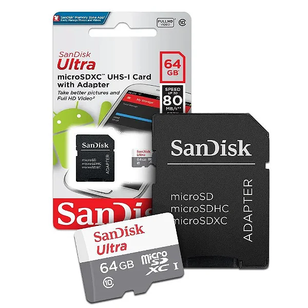 MicroSD Sandisk Ultra 64gb