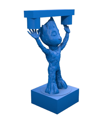 Suporte placa de vídeo personalizada groot