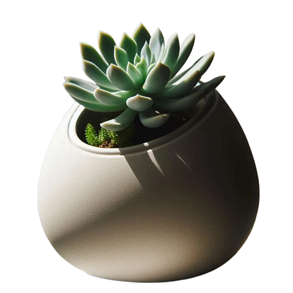 Vaso suculento design moderno