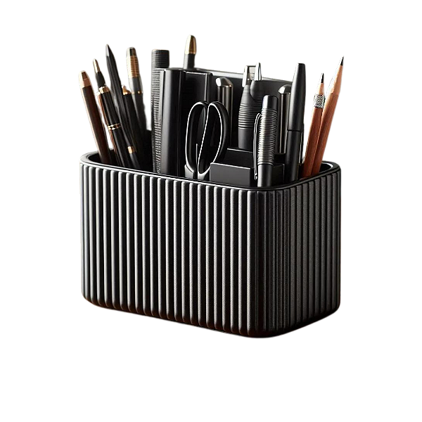 Organizador de mesa escritório canelado