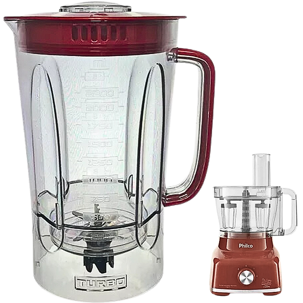 Copo Multiprocessador Philco - PMP1600 Vermelho Original