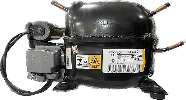 Motor Compressor 1/4 EMI90UEX - EM2U3115U Embraco R290 220V