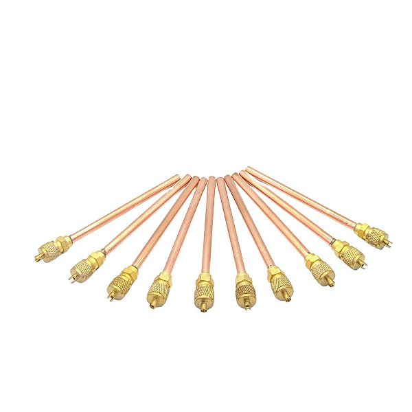 Kit 40 Válvulas De Serviço Refrigeração Schrader 1/4 - 100mm