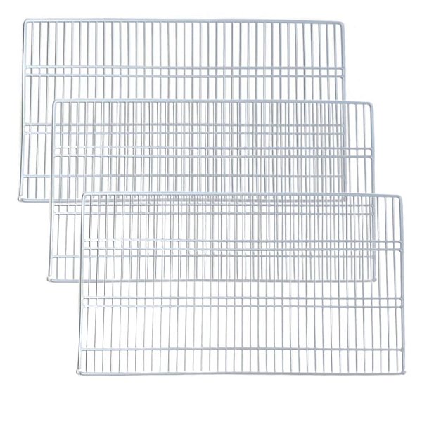 Kit 3 Prateleiras Aramada Geladeira Continental Bosch 60x34