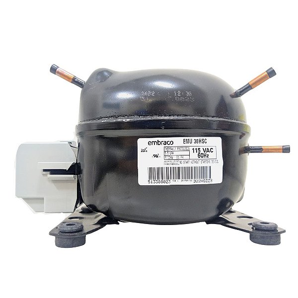 Motor Compressor 1/10 EMU30HSC Embraco Gás R134 110V