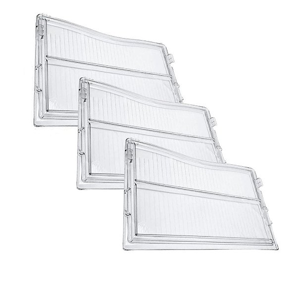 3x Prateleiras Electrolux Geladeira DF35 DFF37 DC45 77490706