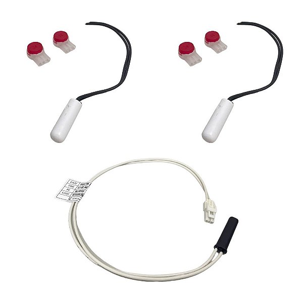 Kit 2 Sensores 2,7k Ohms + 1 Termofusivel Brastemp Consul