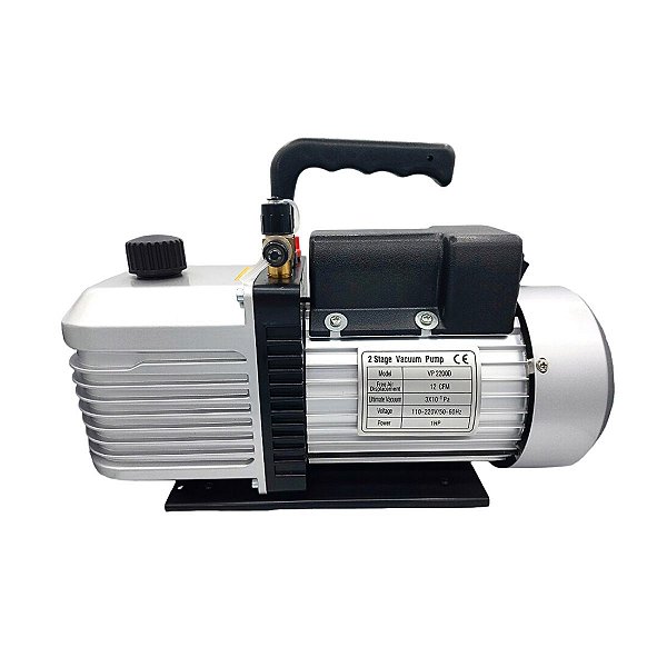 Bomba Vácuo 12Cfm Duplo Estágio Bivolt Refrigeração Ar Split
