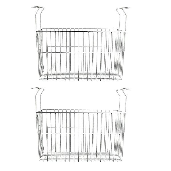 Kit 2x Cesto Organizador + 2x Separador Freezer Horizontal