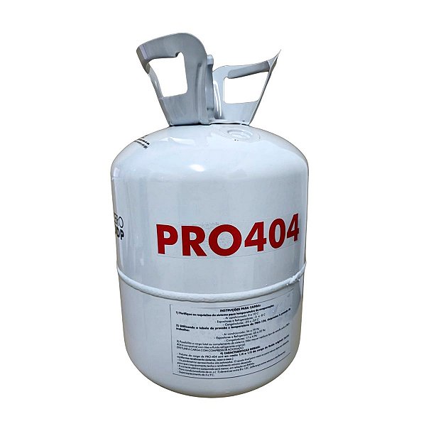 Fluído Gás Refrigerante Alternativo Pro404 Botija 6kg - 10,3L
