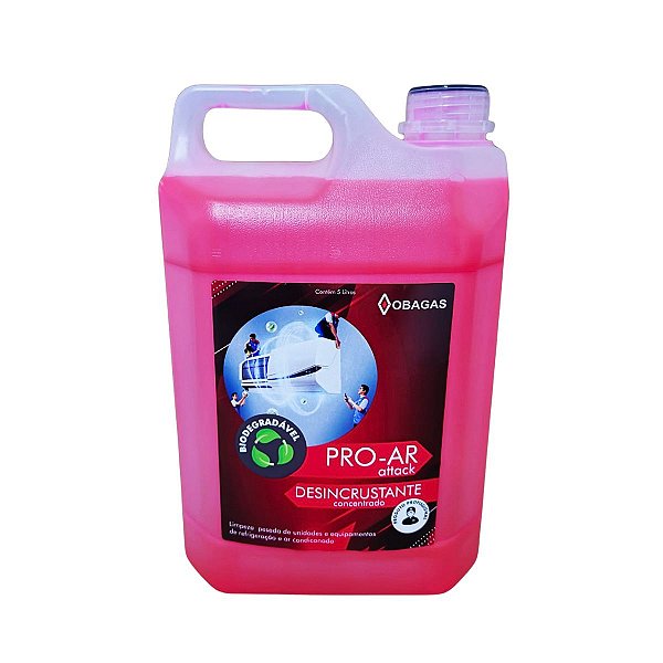 Desincrustante PRO AR ATTACK Limpeza Ar Condicionado 5L
