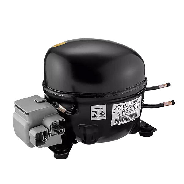 Motor Compressor 1/4 HP EM2U80HLP Gás R134A Embraco 110V
