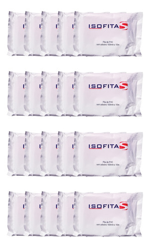 Kit 20x Fitas Pvc 100mm X 10m Refrigeração Ar Condicionado