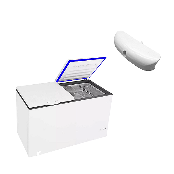 Borracha + Puxador Freezer Horizontal Metalfrio DA550 82x61