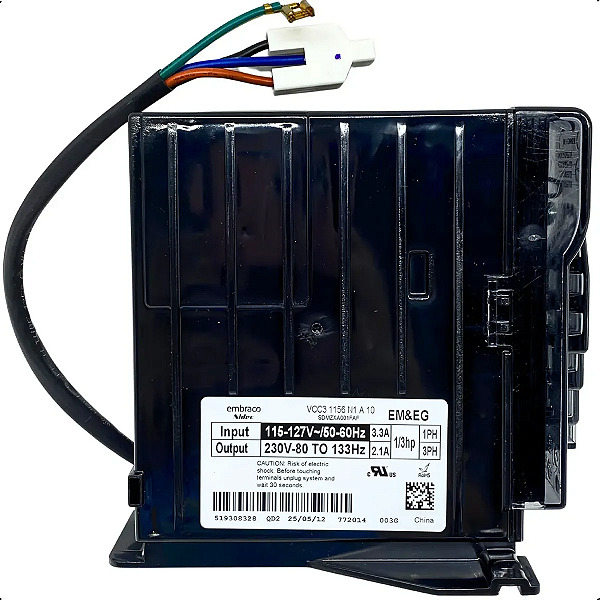 Módulo De Potência Inverter Embraco Vcc3 1156  N1 127v