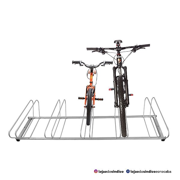 Bicicletário Horizontal Suporte Para Bicicletas Modelo Chão