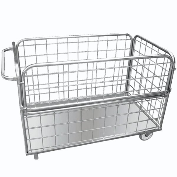 Carrinho de Carga 500L – Abertura Lateral Prática