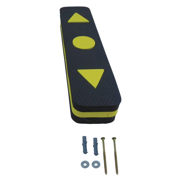 Protetor de para-choques em EVA para garagens - 45 x 10 cm - espessura 7,5 cm