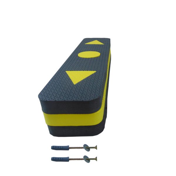 Protetor de para-choques em EVA para garagens - 45 x 10 cm - espessura 7,5 cm
