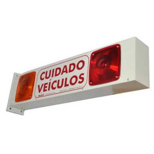 Sinaleiro Sequencial Modelo Totem - Sonoro C/ Lamp 110V ou 220V