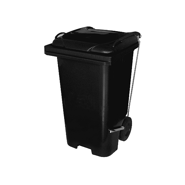 Contêiner de Lixo 240 Litros Com Rodas e Pedal