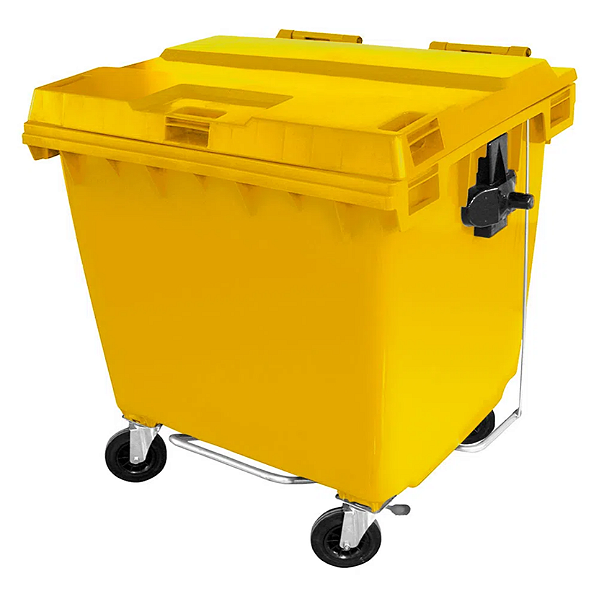 Contêiner Para Lixo 660 litros Completo com RODAS E PEDAL