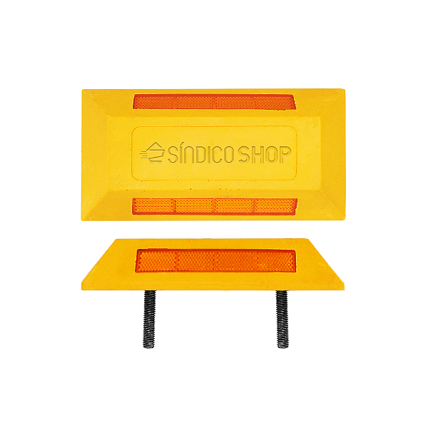 Kit 10 Mini Tachão Refletivo para Sinalização Viária