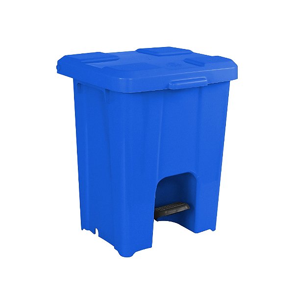 Lixeira Plástica Quadrada Com Pedal - 15 Litros