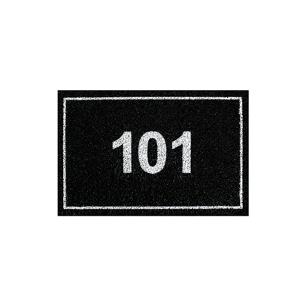 Tapete Capacho Personalizado com Número Apartamento