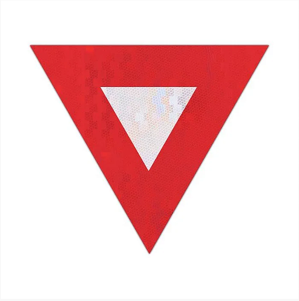 Placa Dê a Preferência R-2