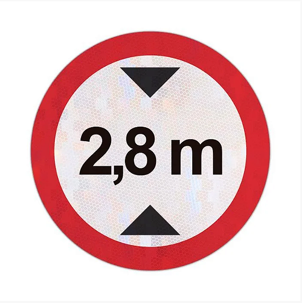 Placa Altura Máxima Permitida R-15
